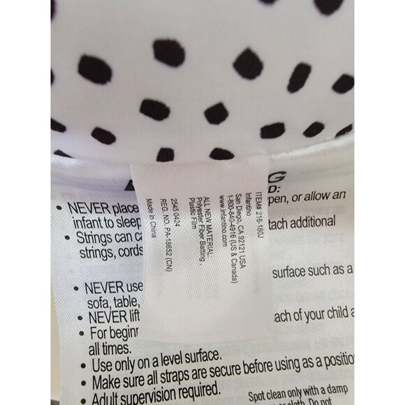 Infantino Multicolor Caterpillar Baby Support Seat For Sitting Soft Plush Fabric - Picture 3 of 7